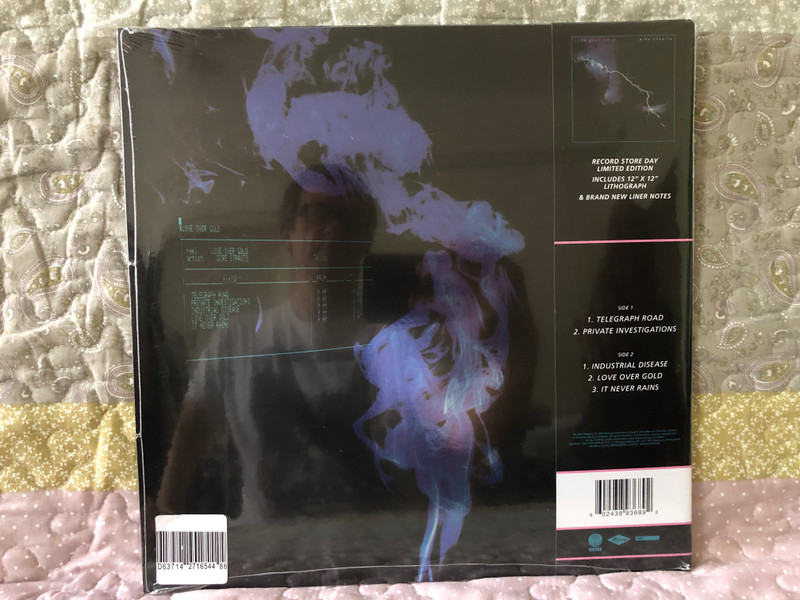 Dire Straits – Love Over Gold / Record Store Day Limited Edition, Includes 12'' x 12'' Lithograph & Brand New Liner Notes / Vertigo LP 2022 / 00602438936892