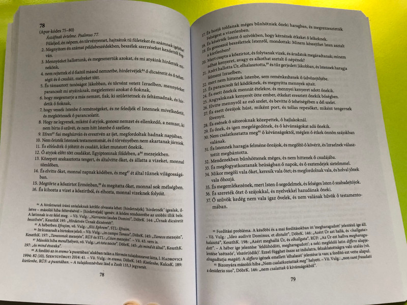 Apor-kódex - Ómagyar Zsoltárok by Korompay Klára / Balassi Kiadó 2021 / Paperback / Ancient Hungarian Psalms (9789634561040)