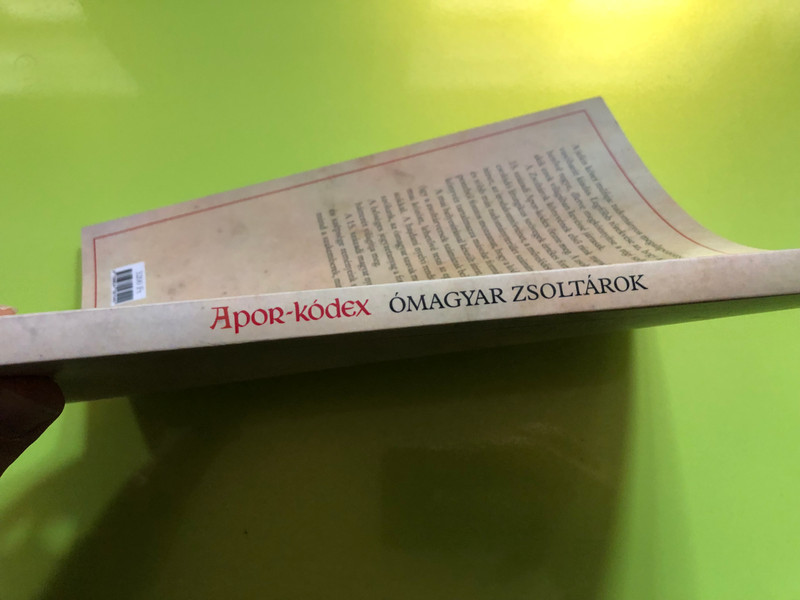 Apor-kódex - Ómagyar Zsoltárok by Korompay Klára / Balassi Kiadó 2021 / Paperback / Ancient Hungarian Psalms (9789634561040)