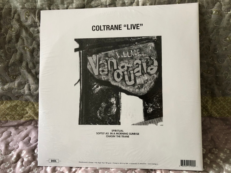 Coltrane – "Live" At The Village Vanguard / Deluxe Gatefold Edition, 180 gram, HQ Virgin Vinyl / DOL LP 2013 / DOL990HG