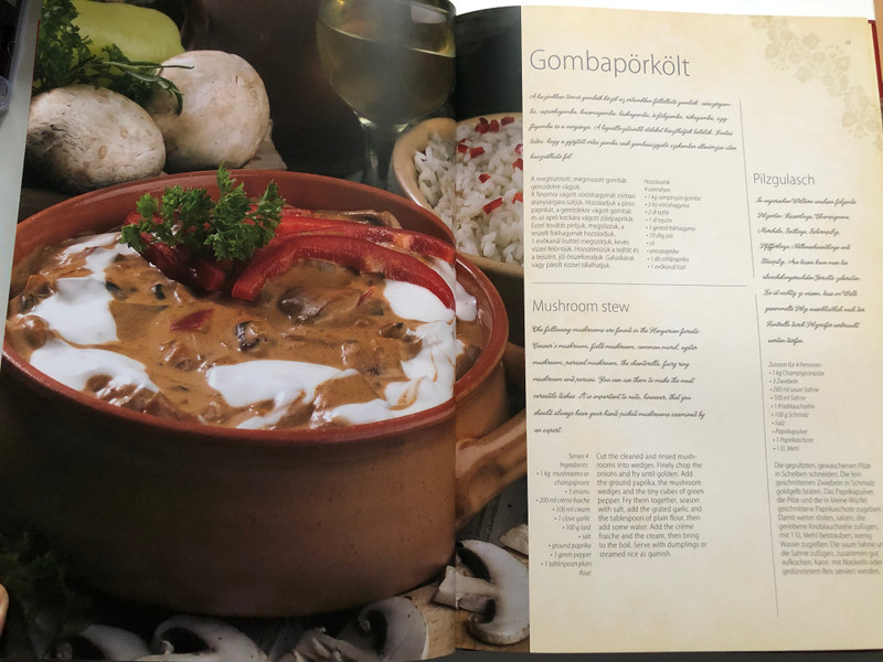 Tradicionális Magyar konyha / Traditional Hungarian Cuisine / Szalay Könyvek / Pannon-Literatúra 2012 / Hardcover / Hungarian - English - German text (9789632510224)
