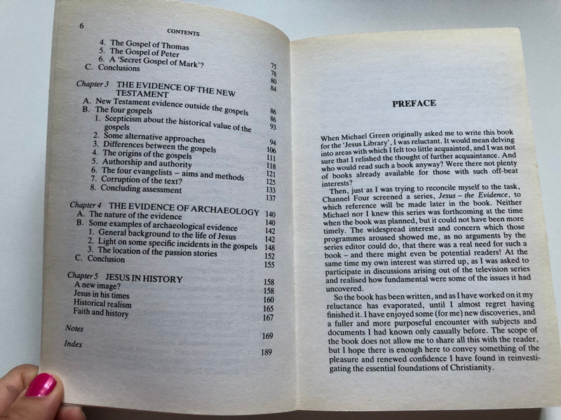 The Evidence for Jesus by R. T. France / The Jesus Library / Hodder and Stoughton 1993 / Paperback (0340381728)