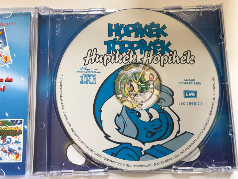 Hupikék Törpikék – 8: Hupikék Hópihék / Tele a legtorposebb megaslagerekkel! / EMI Audio CD 2000 / 7243 530168 2 1