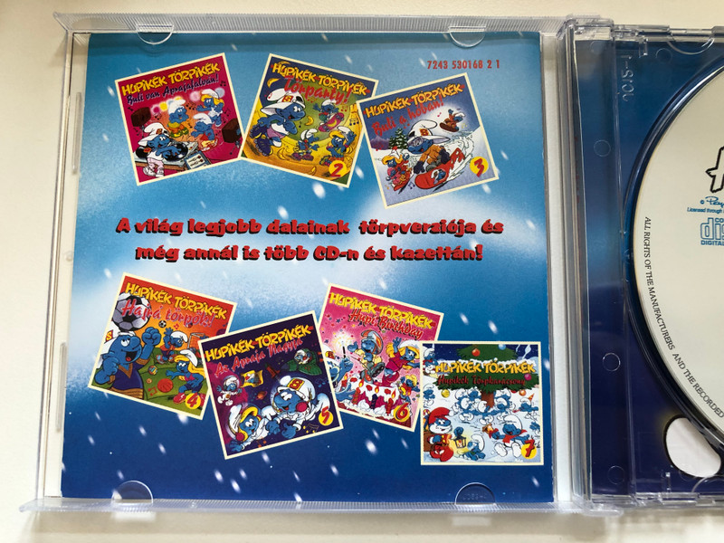 Hupikék Törpikék – 8: Hupikék Hópihék / Tele a legtorposebb megaslagerekkel! / EMI Audio CD 2000 / 7243 530168 2 1