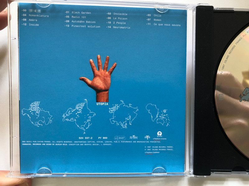No One Is Innocent – Utopia / Island Records Audio CD 1997 / 524 337-2