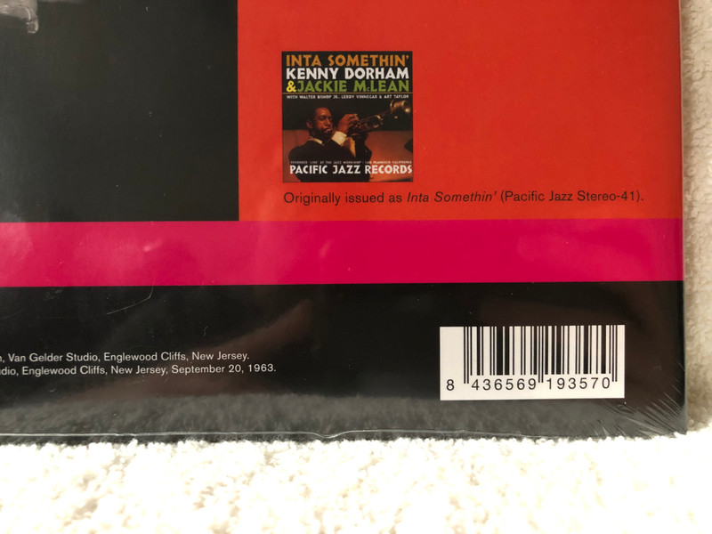 Kenny Dorham – Inta Somethin' / Images By Iconic Jazz Photographer Francis Wolff / Deluxe Gatefold Sleeve. Limited Edition / The Complete LP + 1 Bonus Tracks / Jazz Images LP 2020 Stereo / 37154