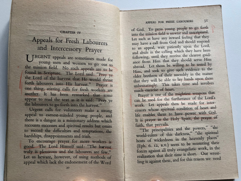 A guide to missionary service by W.E Vine / Pickering & Inglis ltd 1946 / Paperback / Christian missions and ministry (MissionaryGuide)