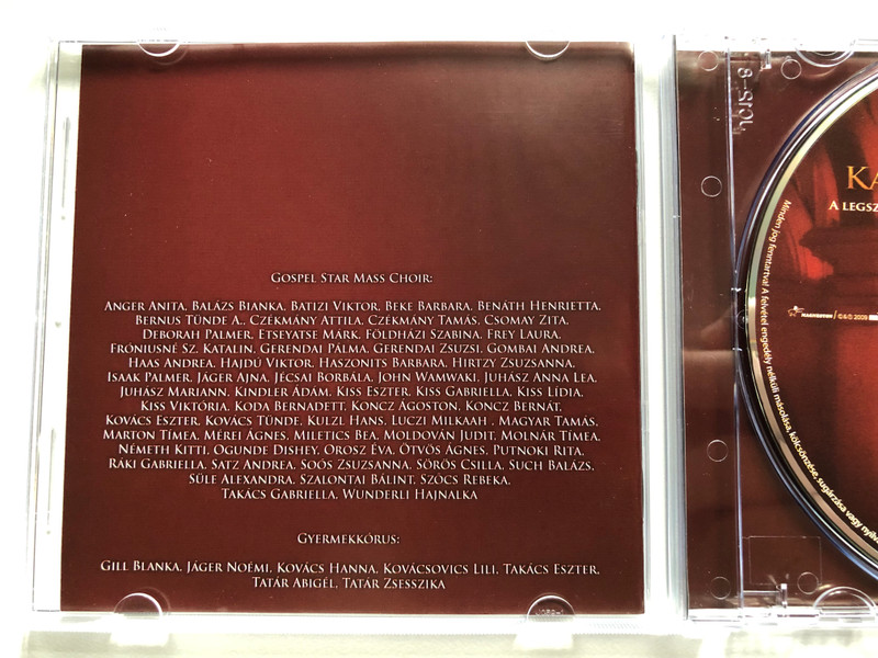 Minden Nap Karacsony! - Gospel / A Legszebb Karacsonyi Gospelek Hazai Sztarok Eloadasaban / Kozremukodik: Gospel Star Mass Choir / Adok Zoli, Balassy Betty, Bolyki Balazs, Elias Jr. Fatima / Magneoton Audio CD 2009 / 5186-56985-2