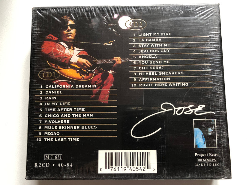 José Feliciano – Jose - The Gold Collection / Retro 2x Audio CD / R2CD 40-54
