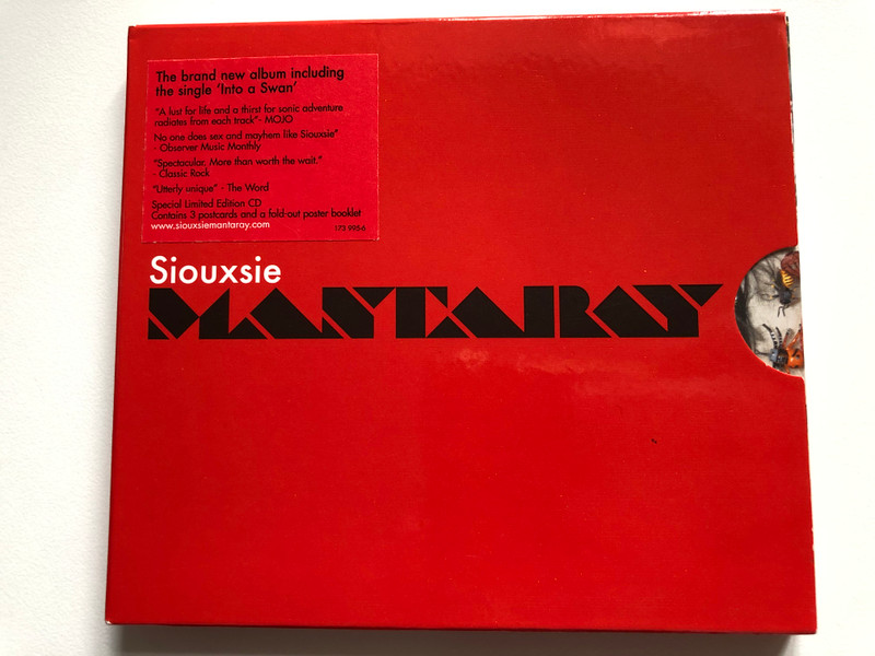 Siouxsie – Mantaray / The Brand New Album including the single 'Into a Swan' / Special Limited Edition CD, Contains 3 postcards and a fold-out poster booklet / W14 Music Audio CD 2007 / 173 995-6