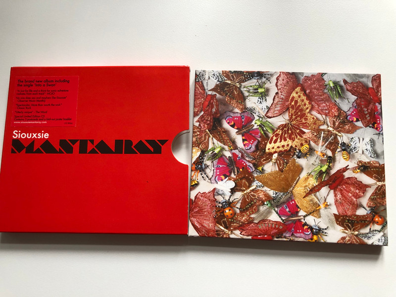 Siouxsie – Mantaray / The Brand New Album including the single 'Into a Swan' / Special Limited Edition CD, Contains 3 postcards and a fold-out poster booklet / W14 Music Audio CD 2007 / 173 995-6