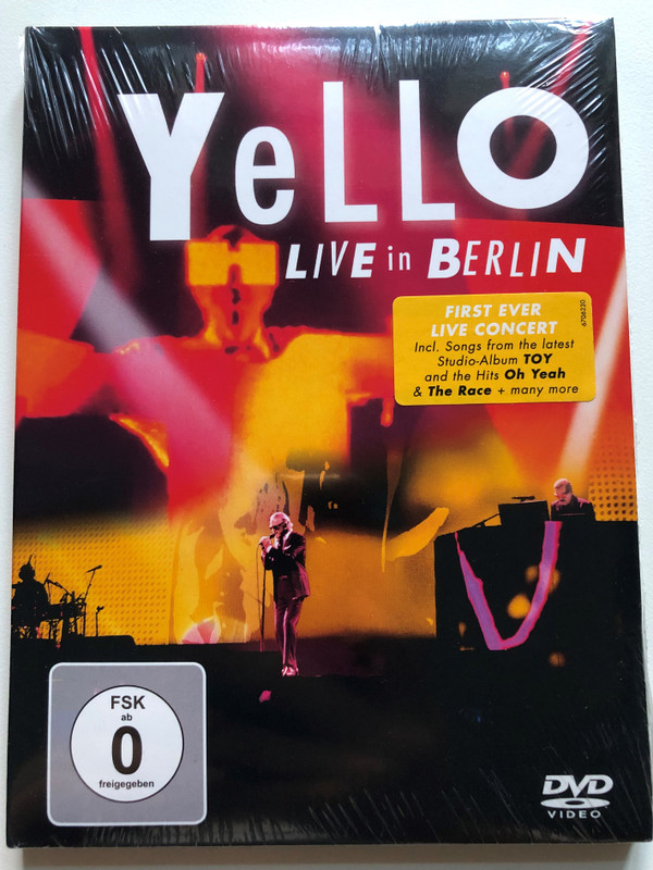 Yello – Live In Berlin / First Ever Live Concert / Incl. Songs from the latest Studio-Album ' TOY' and the Hits 'Oh Yeah' & 'The Race' + many more / Polydor DVD Video 2017 / 0602567062301