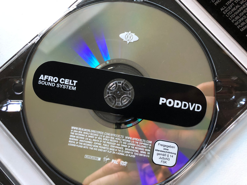 Afro Celt Sound System - Pod / Real World Records Audio CD + DVD Video CD 2004 / CDRW116