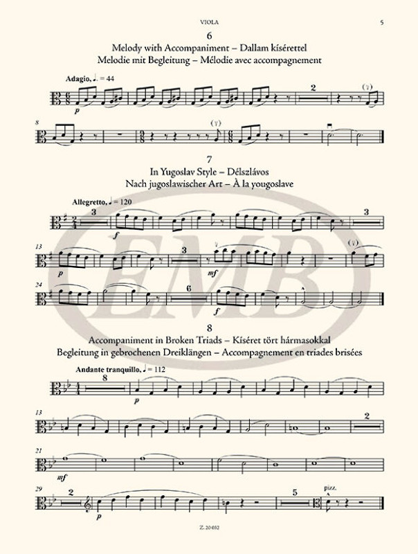 The Microcosm of String Ensemble Music 2 / based on Béla Bartók's Mikrokosmos - Intermediate / Author: Bartók Béla / Selected and transcribed by Soós András / Editio Musica Budapest Zeneműkiadó / 2021 / A vonós kamarazene mikrokozmosza 2 / Bartók Béla Mikrokosmos című sorozata alapján - Középfok