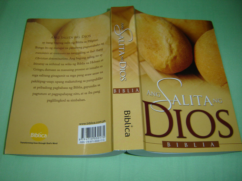 Tagalog Modern BIBLE Bread on the cover / New Contemporary Translation