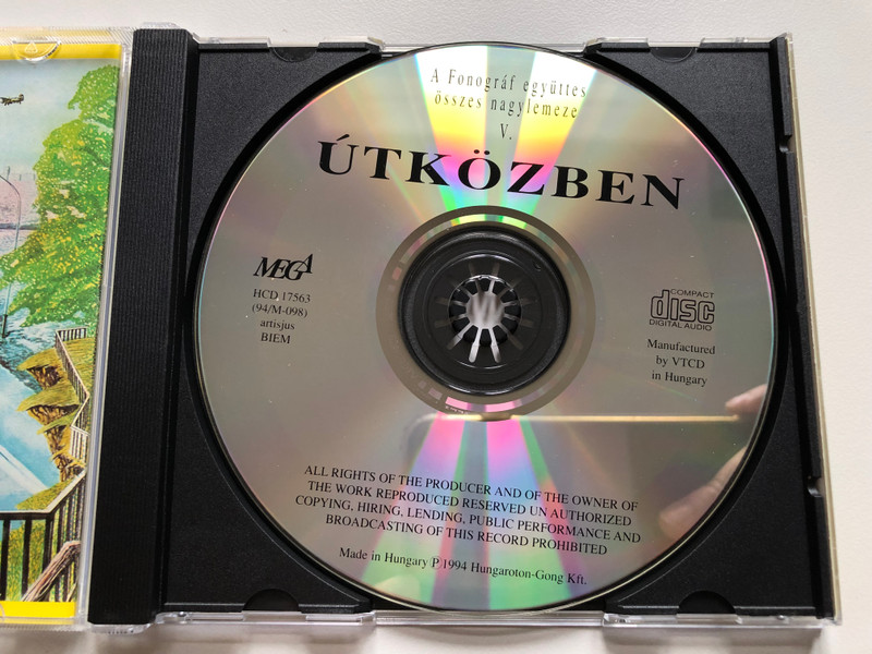 Fonográf – Útközben / Mega Audio CD 1994 / HCD 17563 (94/M-098)