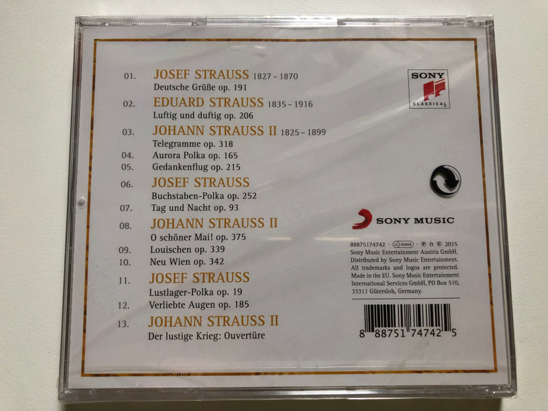 New Years Concert: The Complete Works - Bonus CD / Members of the Vienna Philharmonic Orchestra / Sony Music Audio CD 2015 / 88875174742