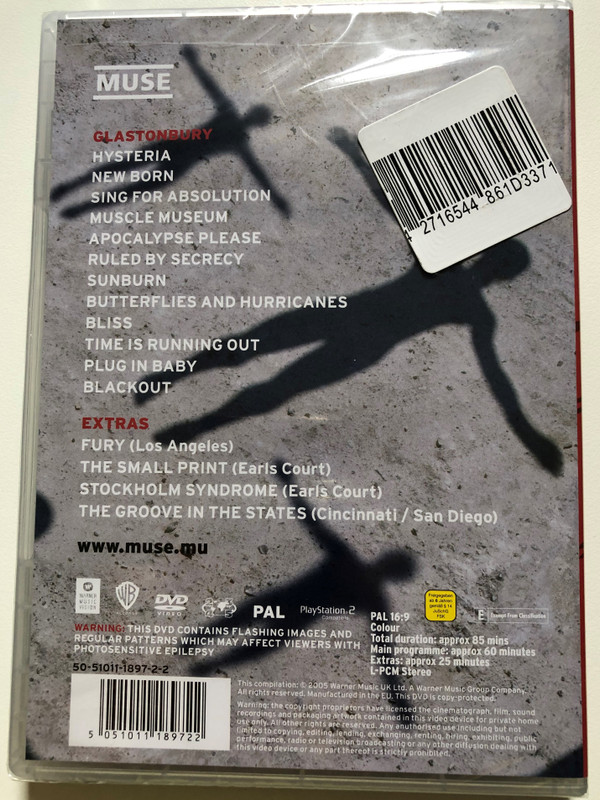 Muse – Absolution Tour / Warner Bros. Records DVD Video 2005 / 50-51011-1897-2-2