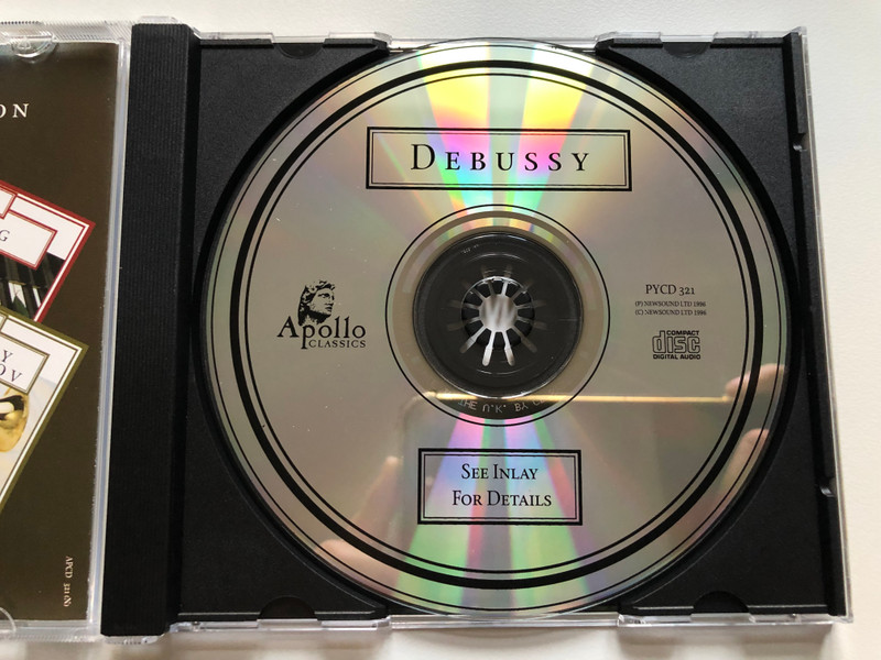 Debussy - Clair De Lune; Prelude A L'Apres-Midi D'Une Faune; The Girl With The Flaxen Hair; La Mer (Symphonic Sketches in three movements); Golliwog's Cake-Walk; Nuages from 'Nocturnes for Orchestra' / Apollo Classics Audio CD 1996 / PYCD 342