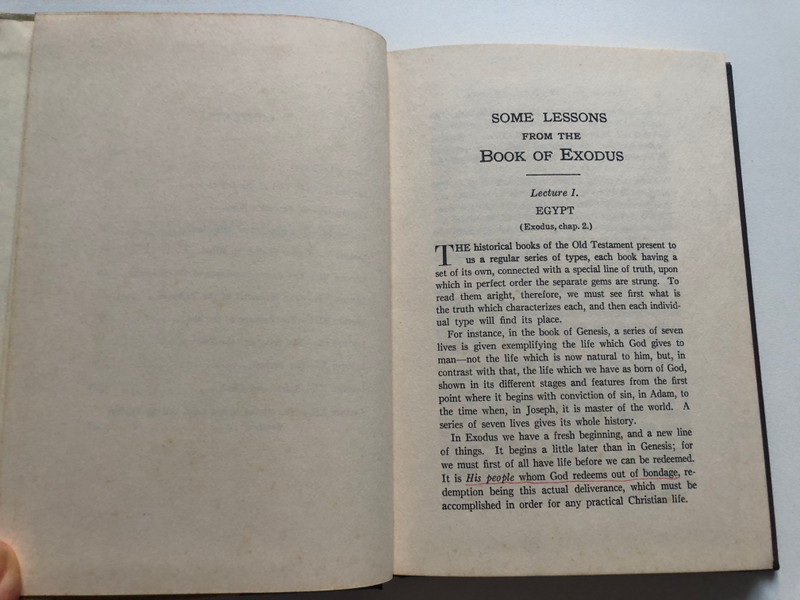 Lessons from Exodus by F. W. Grant / Lectures given in Toronto in 1880 / Believers Bookshelf / Hardcover (ExodusLessons)