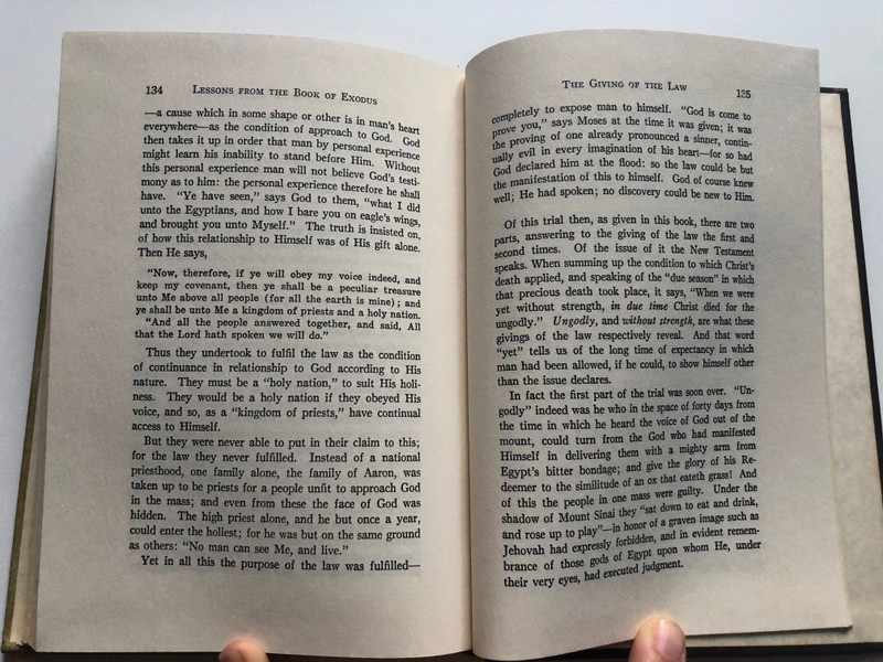 Lessons from Exodus by F. W. Grant / Lectures given in Toronto in 1880 / Believers Bookshelf / Hardcover (ExodusLessons)