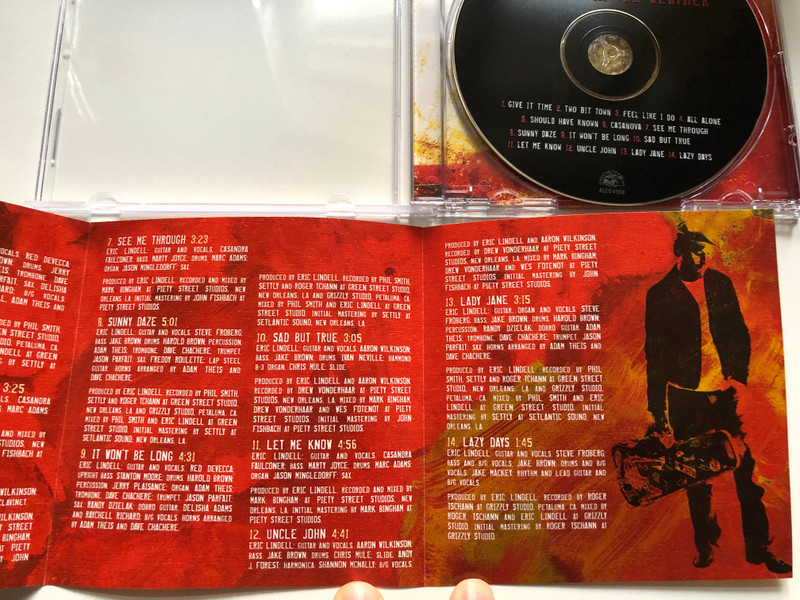 Eric Lindell – Change In The Weather / Alligator Records Audio CD 2006 / ALCD 4908