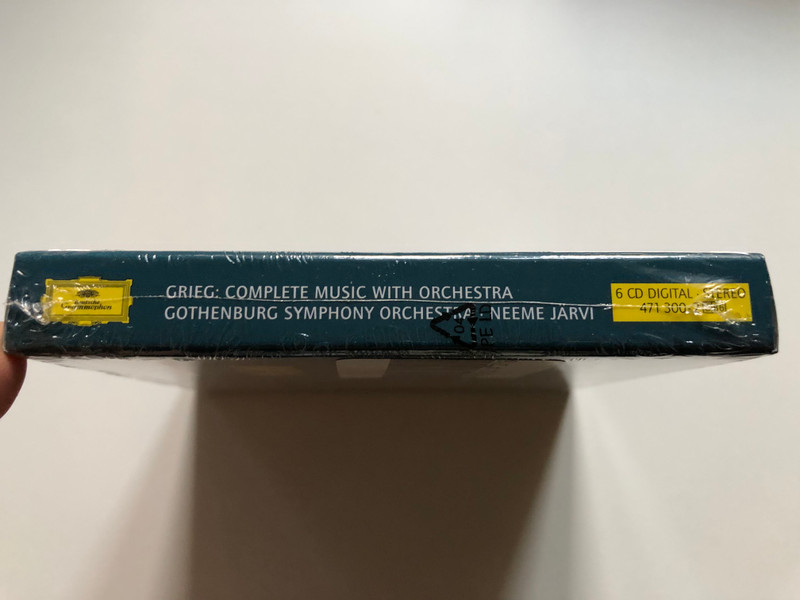 Grieg - Complete Music With Orchestra - Gothenburg Symphony Orchestra, Neeme Järvi / Collectors Edition / Deutsche Grammophon 6x Audio CD, Box Set, Stereo / 471 300-2