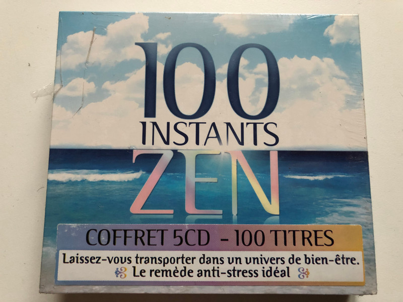 100 Instants Zen / Coffret 5CD - 100 Titres / Laissez-vous transporter dans un univers de bien-etre. Le remede anti-stress ideal / Wagram Music 5x Audio CD, Box Set 2010 / 3213922