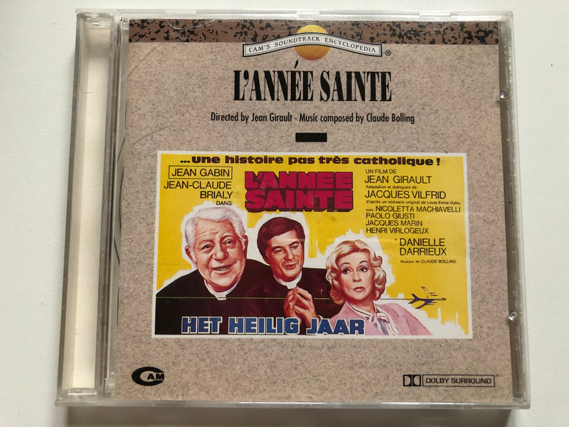 L'Année Sainte - Directed by Jean Girault, Music Composed by Claude Bolling / Cam's Soundtrack Encyclopedia / CAM Audio CD 1992 / CSE 008