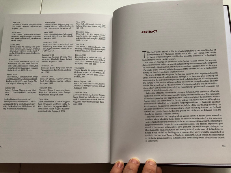A Székesfehérvári Királyi Bazilika Építéstörténete II/2A-2B by Szabó Zoltán / Balassi Kiadó 2018 / Architectural history of the Royal Basilica of Székesfehérvár volumes 2a & 2b / Hardcover / Ecclesia Beatae Mariae Virginis Albaeregalis (9789634560296)