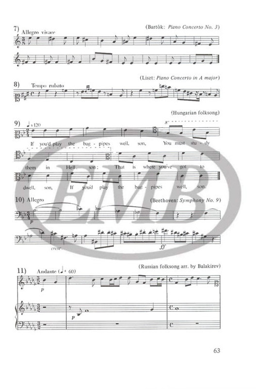 Szőnyi Erzsébet: Musical Reading and Writing 8 / Pupil's Book / Translated by Halápy Lili, Russell-Smith, Geoffry / Editio Musica Budapest Zeneműkiadó / 1979 / Fordította Halápy Lili, Russell-Smith, Geoffry  Szőnyi Erzsébet: Musical Reading and Writing 8 / Pupil's Book / Translated by Halápy Lili, Russell-Smith, Geoffry / Editio Musica Budapest Zeneműkiadó / 1979 / Fordította Halápy Lili, Russell-Smith, Geoffry