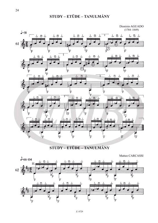 Szendrey-Karper László: Guitar Exercises and Pieces 1 / Editio Musica Budapest Zeneműkiadó / 1980 / Szendrey-Karper László: Gitárgyakorlatok és darabok 1