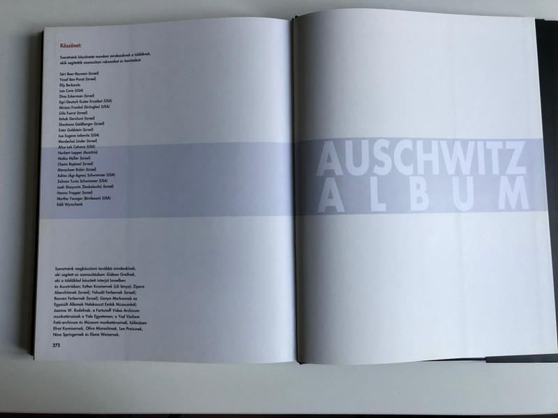 Az Auschwitz album Egy transzport története / Gutman Israel, Gutterman Bella /The Auschwitz Album: published in association with the Yad Vashem, Auschwitz-Birkenau 2005 / Hungarian Edition (9789639046962)