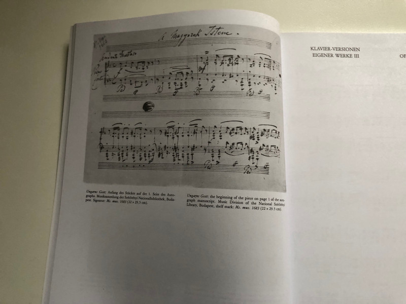 Liszt Ferenc: Piano Versions of His Own Works III / Edited by Sulyok Imre, Mező Imre / Editio Musica Budapest Zeneműkiadó / 1983 / Közreadta Sulyok Imre, Mező Imre 