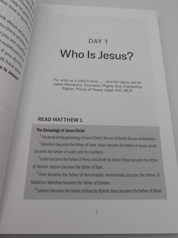 The Matthew Challenge by Lester Bauman / Discover who Jesus is in 28 days / Paperback / TGS International 2020 / Christian Aid Ministries (9781950791200)