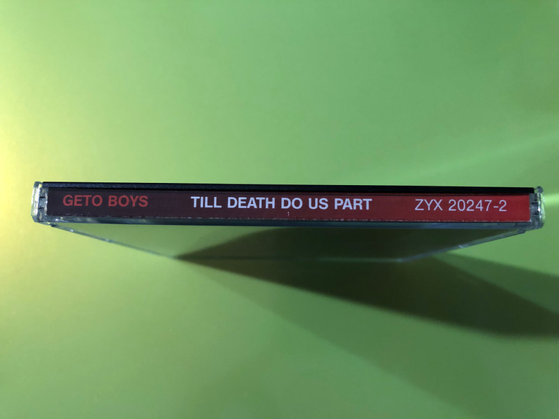 Geto Boys – Till Death Do Us Part / ZYX Music Audio CD / ZYX 20247-2