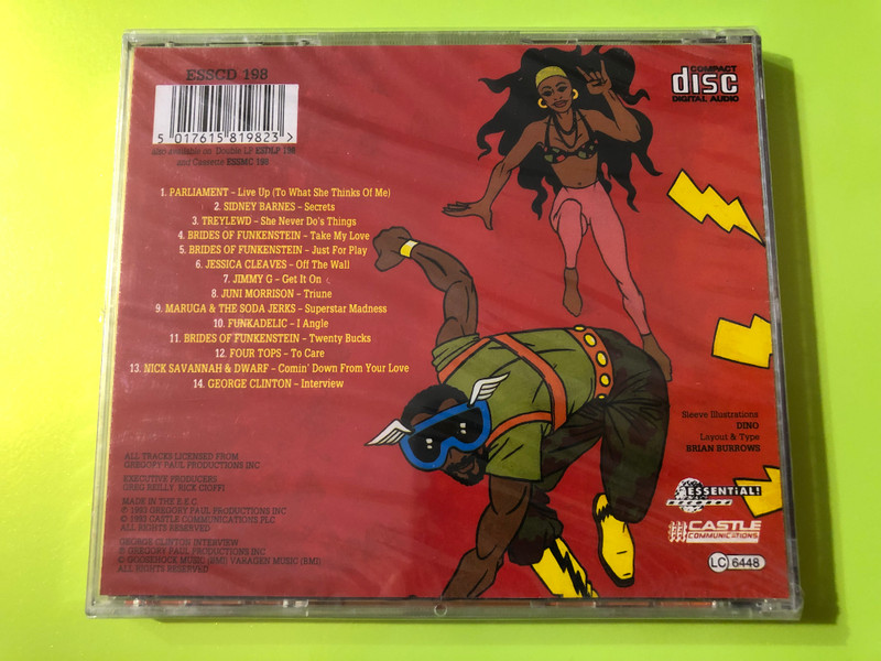 George Clinton's Family Series – Testing Positive 4 The Funk / Essential Audio CD 1993 / ESSCD 198