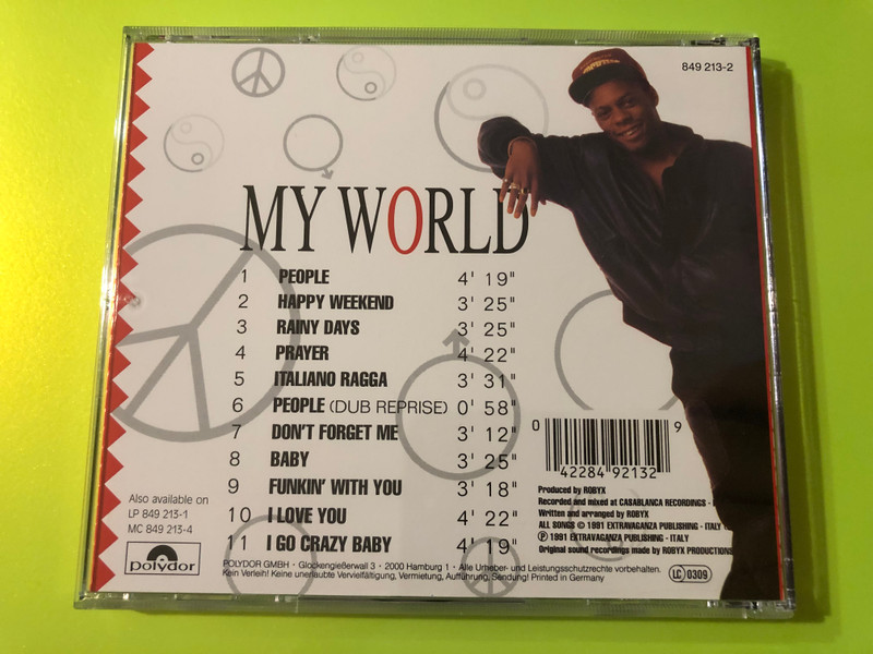 My World - ICE MC / Polydor Audio CD 1991 / 849 213-2