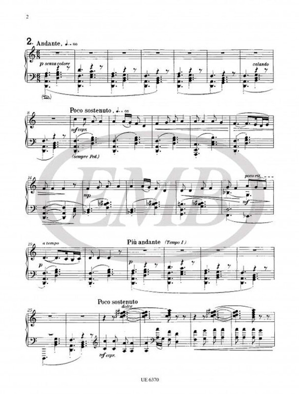 Bartók Béla: 15 ungarische Bauernlieder / Revision Peter Bartók 1994 / Universal Edition / Bartók Béla: 15 magyar parasztdal / Új kiadás:1994, átdolgozta Bartók Péter