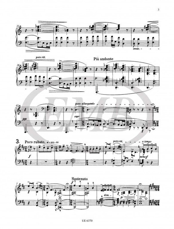 Bartók Béla: 15 ungarische Bauernlieder / Revision Peter Bartók 1994 / Universal Edition / Bartók Béla: 15 magyar parasztdal / Új kiadás:1994, átdolgozta Bartók Péter