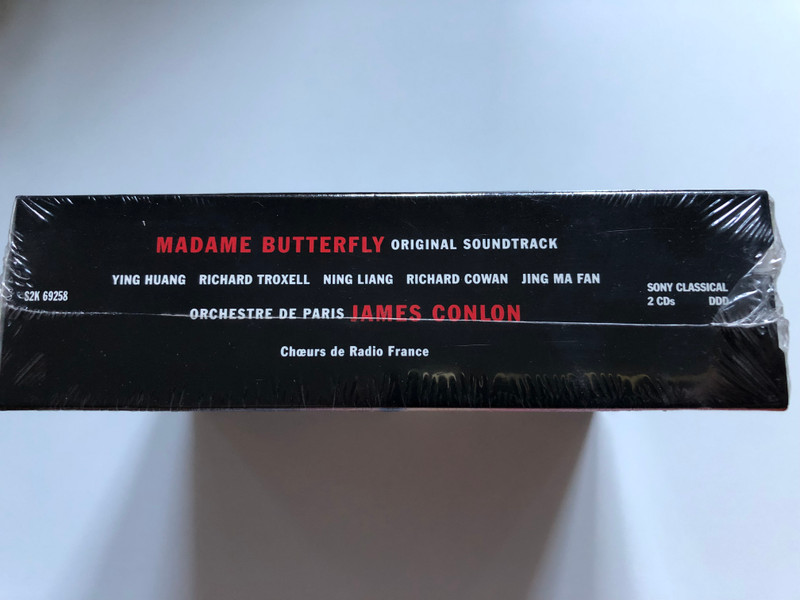 Madame Butterfly - A Film By Frederic Mitterand / Conductor: James Conlon / Orchestre De Paris, Chœur de Radio France / Sony Classical 2x Audio CD, Box Set 1995 / S2K 69258
