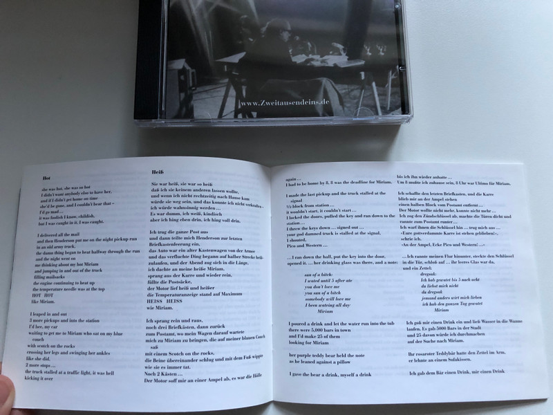 Charles Bukowski – ''Hello, It's Good To Be Back!'' - Hamburger Markthalle. 18. Mai 1978 / Zweitausendeins Audio CD 2007 / 230 068
