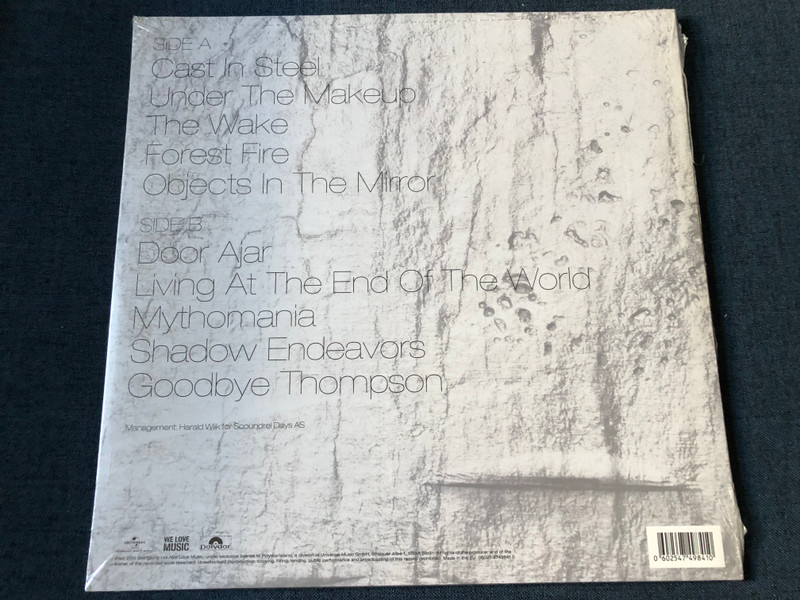 a-ha – Cast In Steel / The New Studio Album / 10 Brand New Songs Plus Download Code For The Complete Digital Deluxe Version / Universal Music Group LP 2015 / 0602547498410 