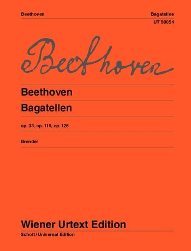 Beethoven, Ludwig van: Bagatellen / Nach Autografen und Originalausgaben / Universal Edition 