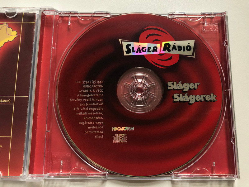 Sláger Radiop - Sláger Slágerek / Mammy Blue; Kócos Ördögök; Cigánylány; Mikor Elindul A Vonat; Darabokra Törted A Szívem / A 60-as, 70-es evek legnagyobb slagerei / Hungaroton Audio CD 1998 / HCD 37944