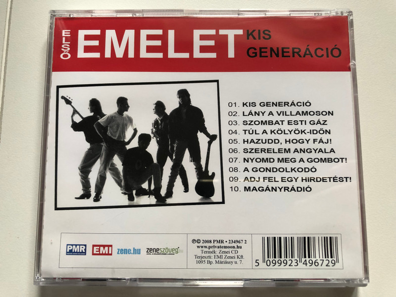 Első Emelet – Kis Generáció / Private Moon Records Audio CD 2008 / PMR 234967 2