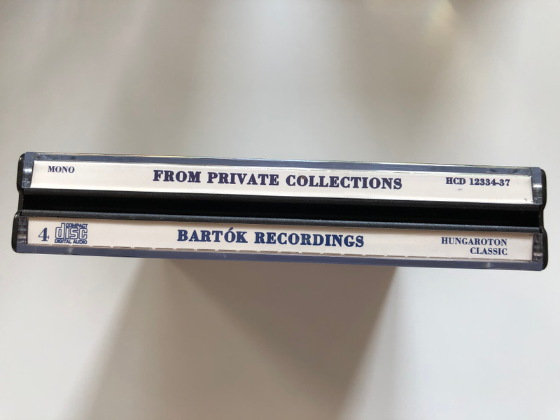 Béla Bartók Recordings from Private Collections 4CD / Hungaroton Audio CD HCD12334-37 (5991811233426)