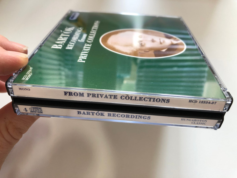 Béla Bartók Recordings from Private Collections 4CD / Hungaroton Audio CD HCD12334-37 (5991811233426)