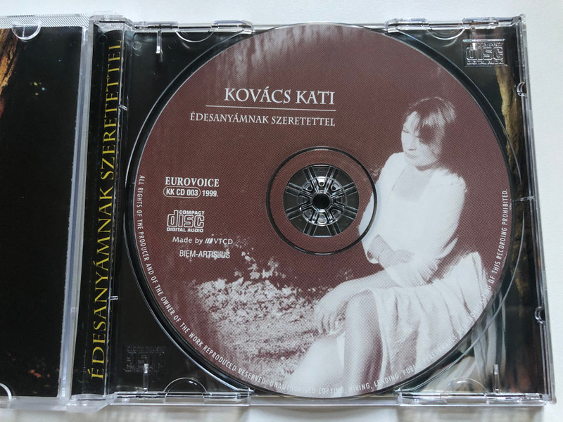 Kovács Kati – Édesanyámnak Szeretettel / Eurovoice Audio CD 1999 / KK CD 003