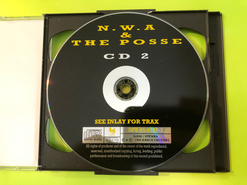 N.W.A & The Posse / Featuring: Ice T; The 2 Live Crew; Digital Underground; D.J. Battlecat; Rappingstine; Arabian Prince; Fila Fresh Crew; Unknow D. J.; A. T. C.; J. B. Beat; And More! / Dance Factory 2x Audio CD 1995 / DFR 01-2181-2